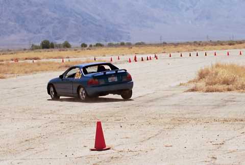 Exiting second slalom