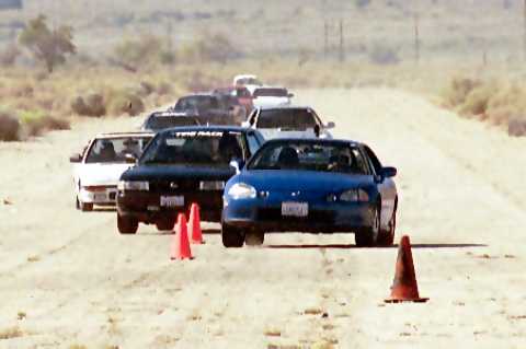 Parade lap (second slalom)